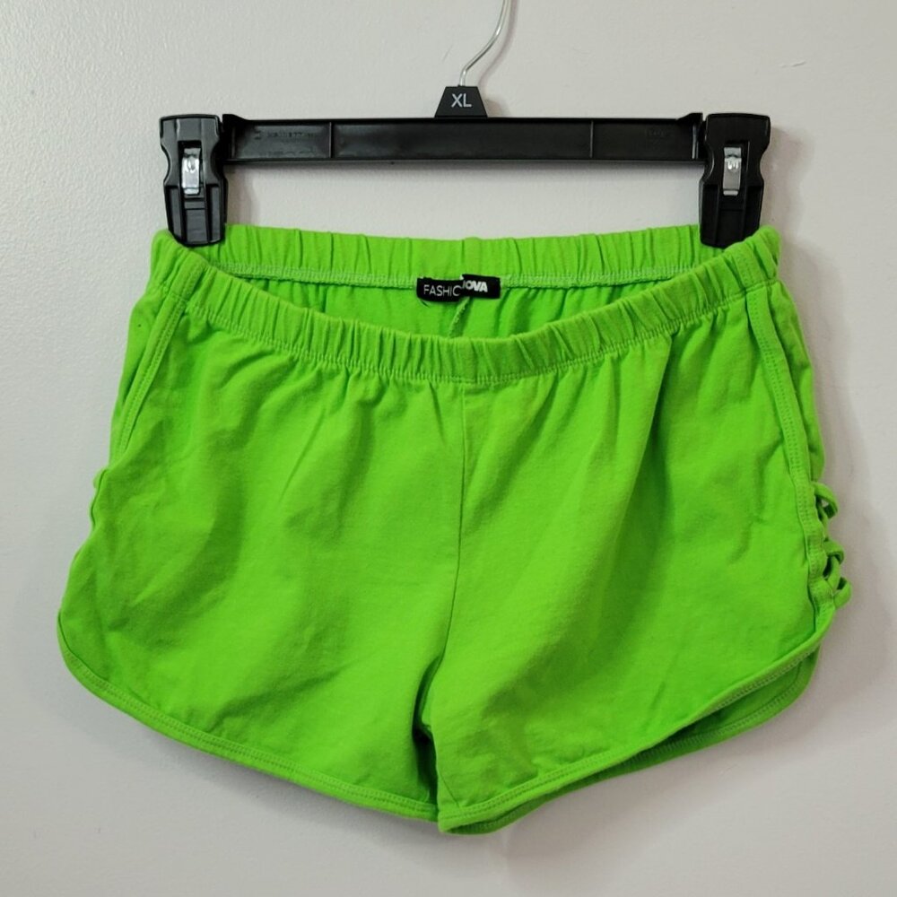 Fashion Nova cutout lounge shorts
